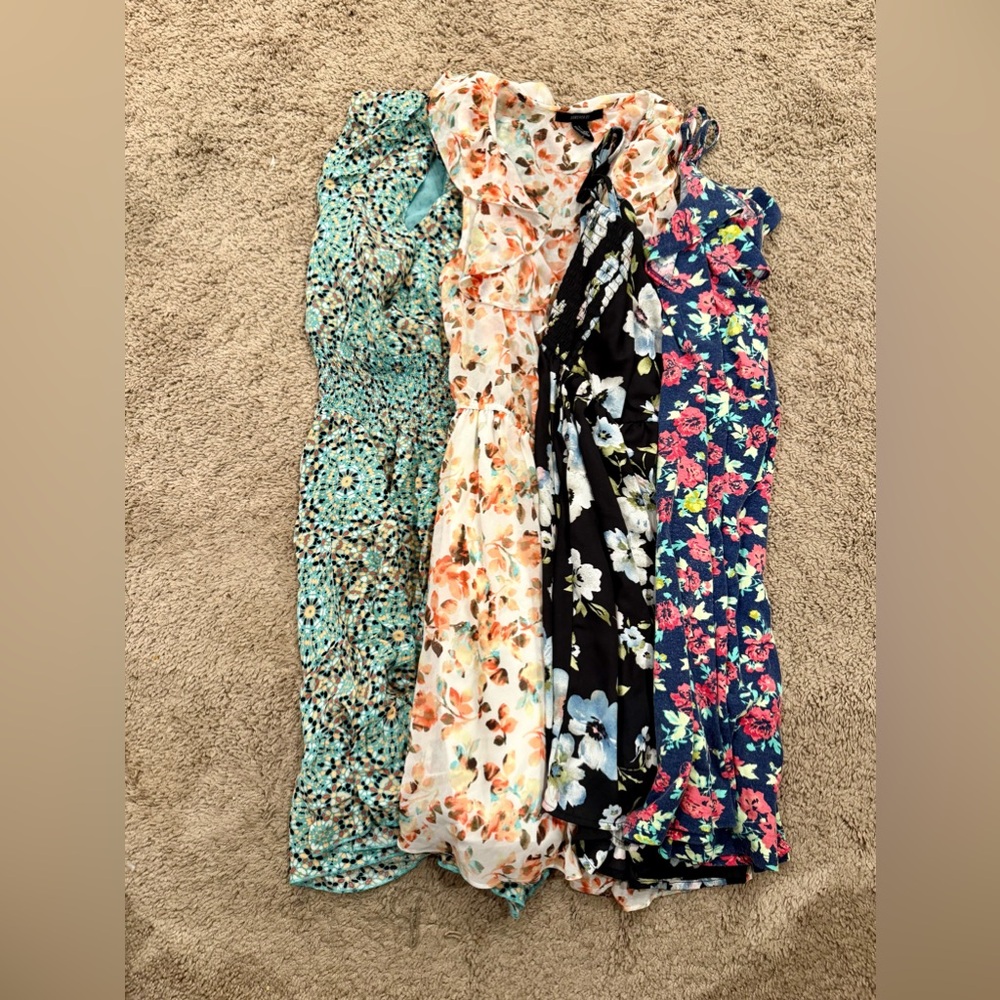 Floral Sleeveless Dresses Bundle